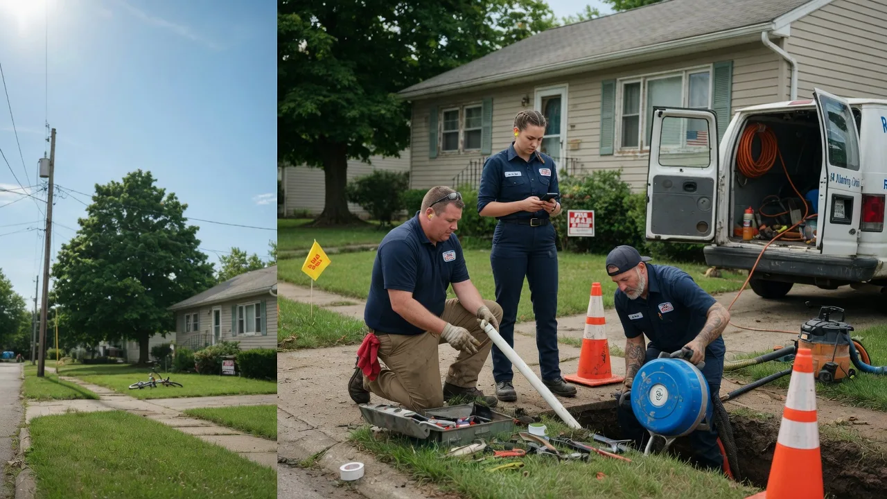 Sewer Line Repair in Upland, IN near me
